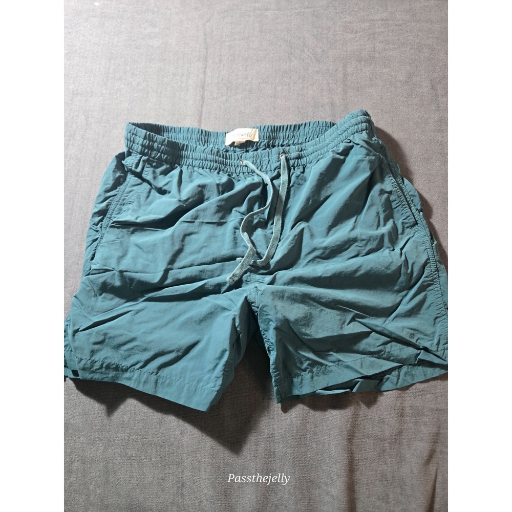 Madewell Shorts Mens Large Gorpcore Nylon Elastic Waist Casual Green Outdoor